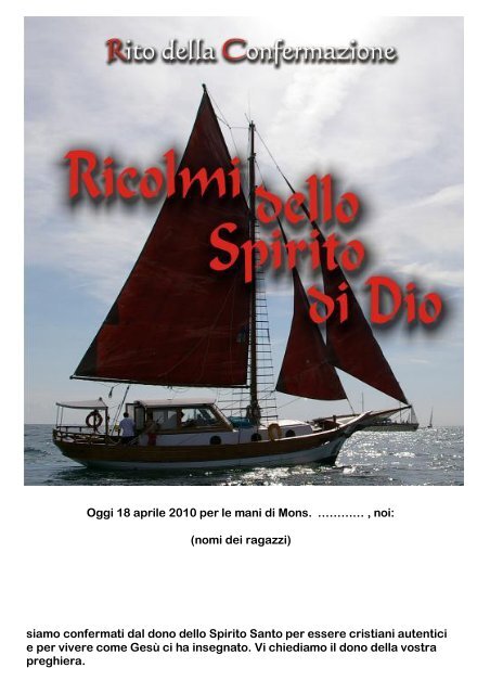 LIBRETTI CRESIMA DA SCARICA