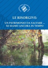 LE RISORGIVE: - Consorzio bonifica pedemontano brenta