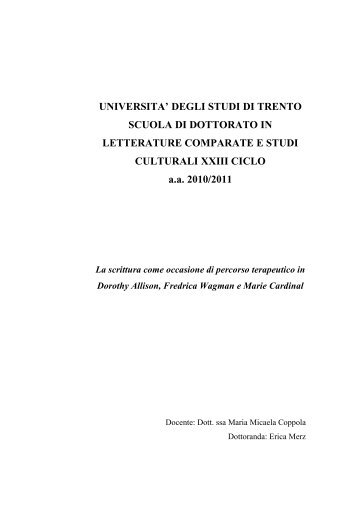 PDF (Tesi dottorato in Studi Letterari, Linguistici e Filologici)