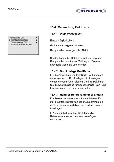 ausführliche Bedienungsanleitung - ecs electronic cash syländer ...