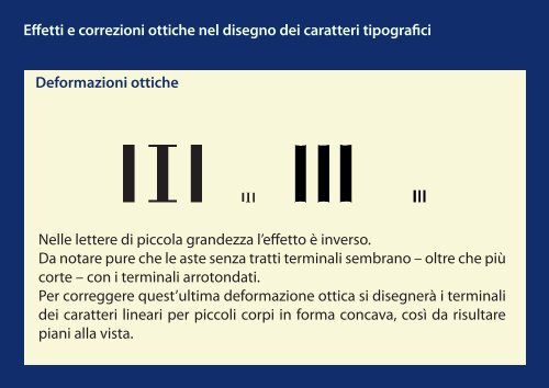 Effetti e correzioni ottiche nel disegno dei caratteri tipografici - BeeP