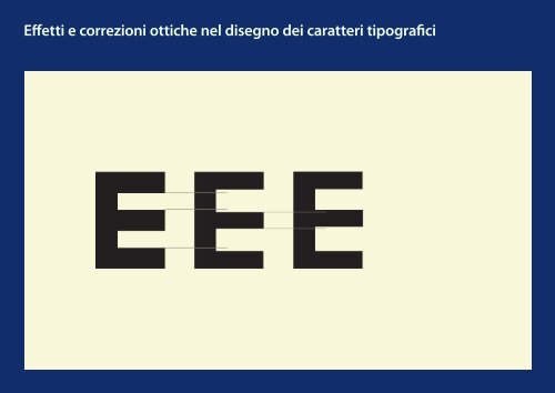 Effetti e correzioni ottiche nel disegno dei caratteri tipografici - BeeP