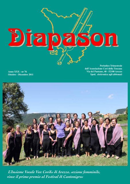 Diapason - Associazione Cori dell Toscana