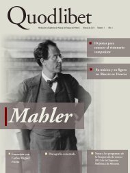 Mahler - Quodlibet