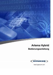 Bedienungsanleitung: Artema Hybrid - Easycash GmbH