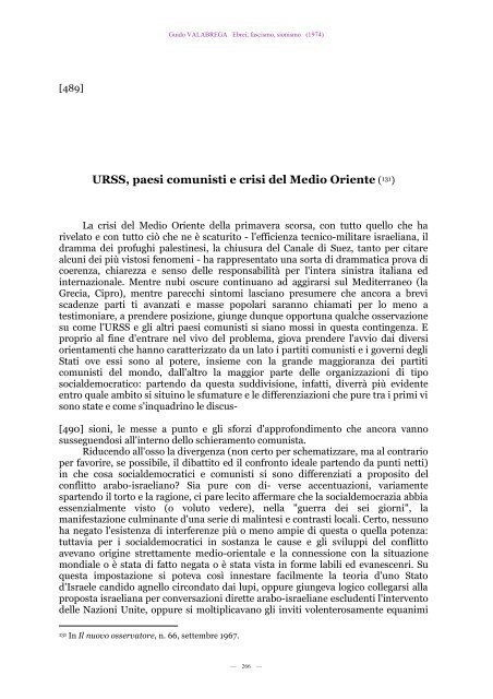 Il sionismo, lo Stato di Israele, il Medio Oriente