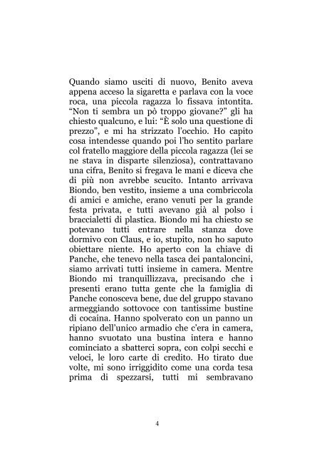 Notte senza fine, di Alessandro Giglia - Il primo amore