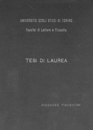 tesi di laurea sui concerti per orchestra di Goffredo Petrassi
