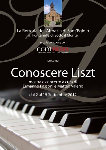 Conoscere Liszt - Sant'Egidio in Fontanella