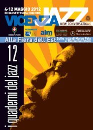 Scarica il quaderno - Vicenza Jazz