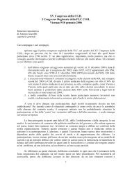 Relazione del Segretario Generale Antonio Giacobbi - flc cgil veneto