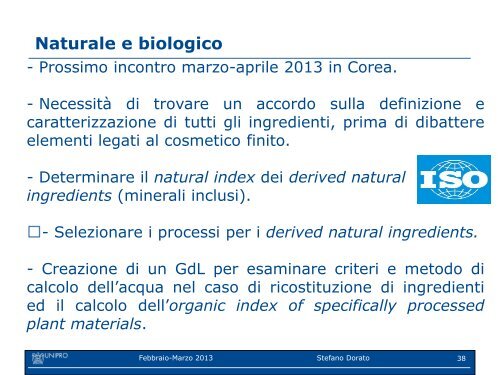 I claim cosmetici: linee guida della Commissione sui criteri ... - Unipro