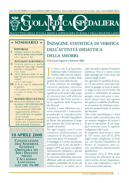 attualità - Scuola Medica Ospedaliera