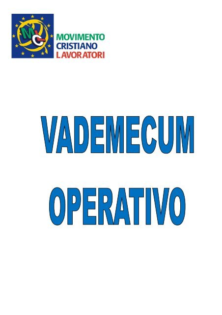 Vademecum Operativo Movimento Cristiano Lavoratori