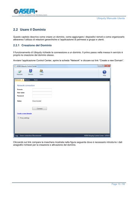 Ubiquity Manuale Utente (v1.3) - Asem