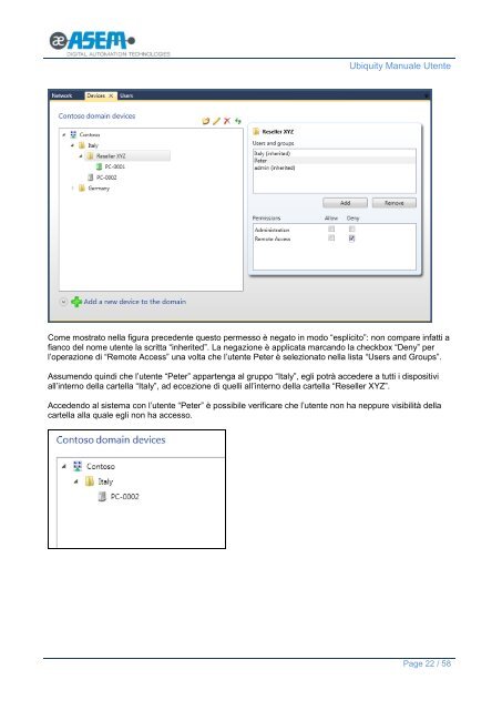 Ubiquity Manuale Utente (v1.3) - Asem