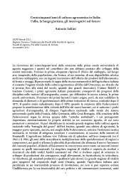 prof. SALTINI - Facoltà di Agraria