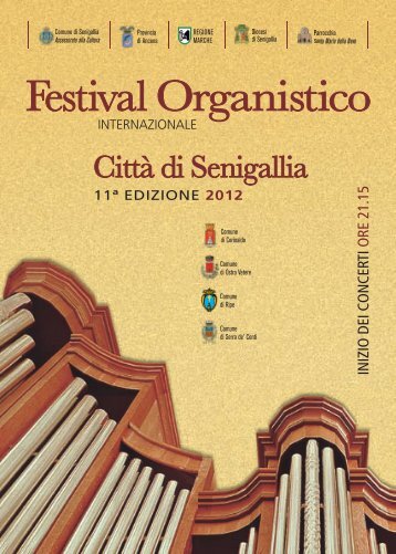 Programma completo - Festival Organistico Internazionale Senigallia