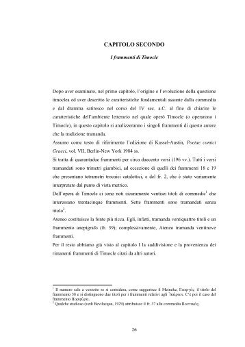 CAPITOLO SECONDO - Giovanni Marchetti - Sito web personale