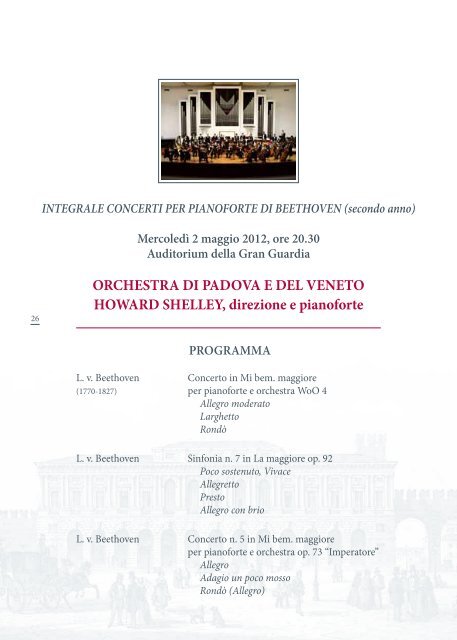 102a Stagione ConCertiStiCa 2011/2012 - Ordine degli Avvocati di ...