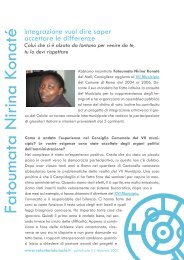 Intervista a Fatoumata Nirina Konaté - Volontariato Lazio