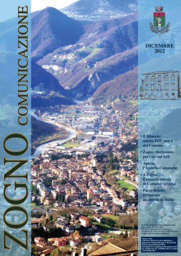 Zogno Comunicazione - Dicembre 2012 - Comune di Zogno