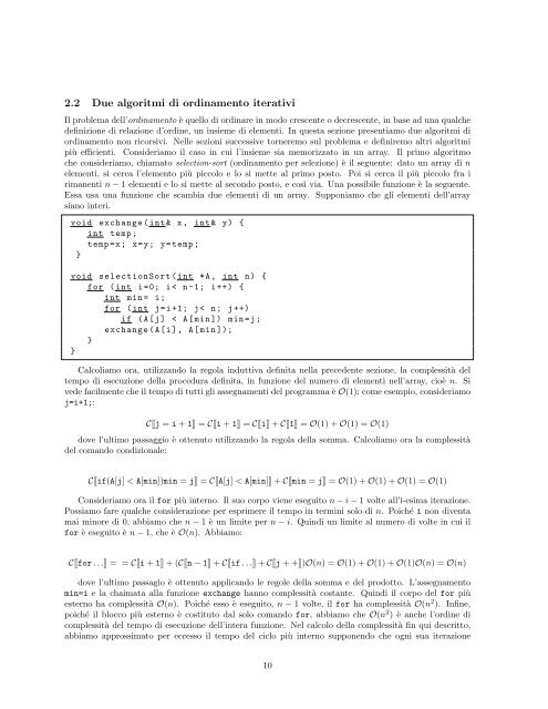 Appunti per il modulo di algoritmi e strutture dati - Sezione di ...