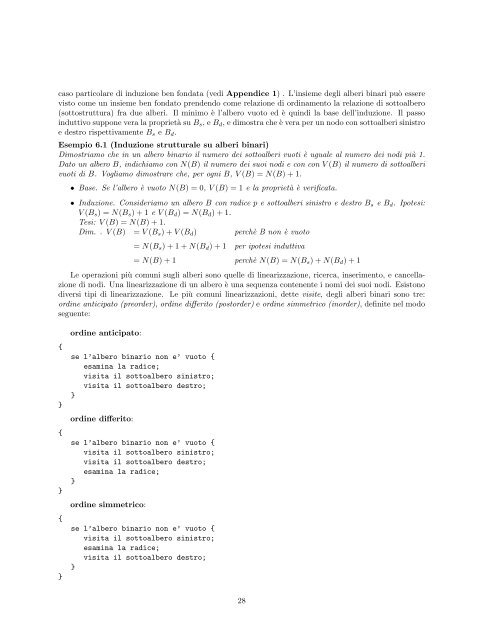 Appunti per il modulo di algoritmi e strutture dati - Sezione di ...