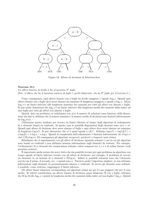 Appunti per il modulo di algoritmi e strutture dati - Sezione di ...