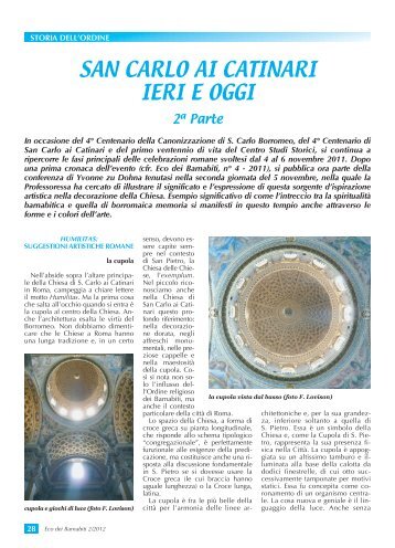 Storia dell'Ordine 28-41 - Centro Studi Storici dei PP. Barnabiti - Index