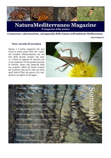 Magazine n.9 - Natura Mediterraneo