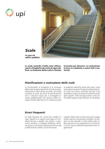 Scale in case ed edifici pubblici - Gravesano