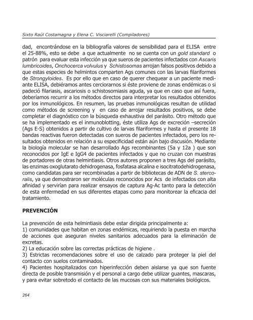 Parasitosis regionales - Biblioteca central de la Universidad ...