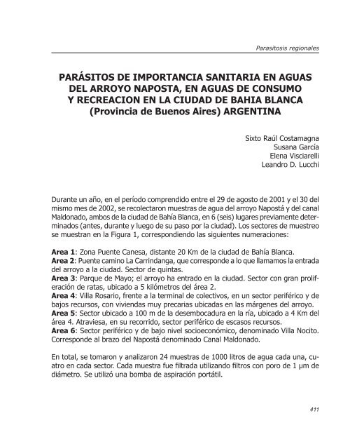 Parasitosis regionales - Biblioteca central de la Universidad ...