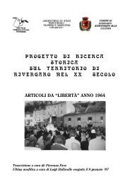 Articoli da Libertà anno 1964 - Centro di Lettura di Rivergaro