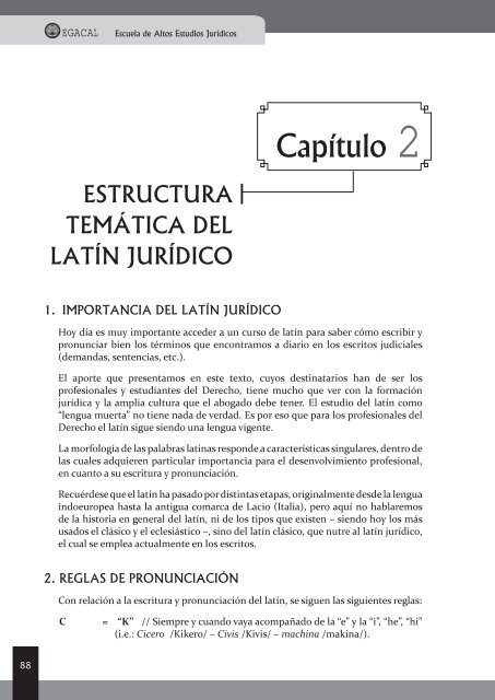 Latín Jurídico - EGACAL