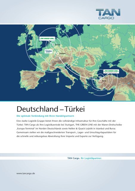 TAN Cargo Import - Export Deutschland - Türkei