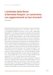 I cembalari della Roma di Bernardo Pasquini: un ... - Patrizio Barbieri