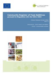 Community Register of Feed Additives pursuant to Regulation (EC)