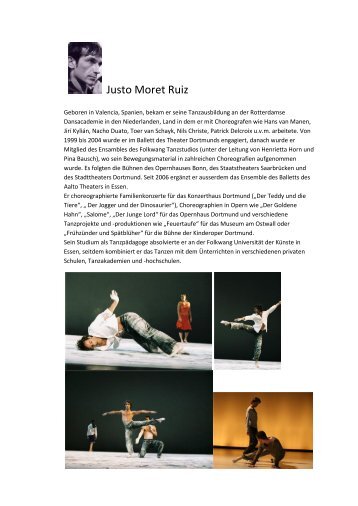 Justo Moret Ruiz - Tanzhaus Dortmund