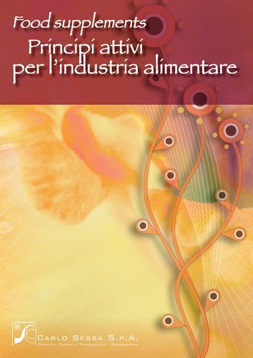 Principi attivi per l'industria alimentare - Carlo sessa SpA