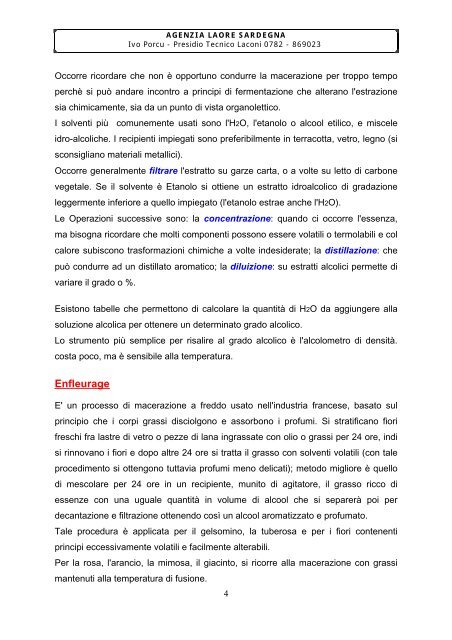 La liquoristica artigianale - GAL Sarcidano Barbagia di Seulo