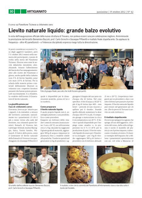 Lievito naturale liquido: grande balzo evolutivo