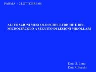 ALTERAZIONI MUSCOLO-SCHELETRICHE E DEL ...