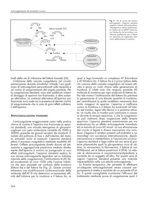 Anticoagulazione ed emodialisi cronica - Società Italiana di Nefrologia