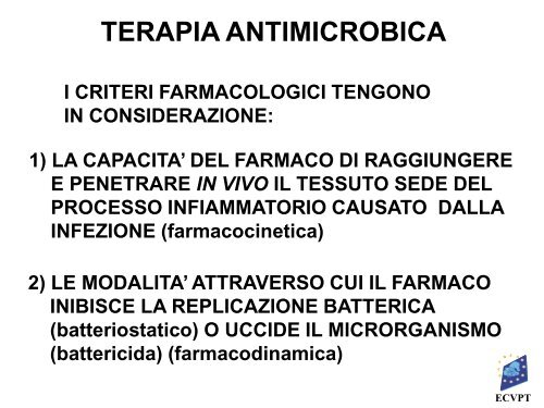 terapia antimicrobica - Ordinevetverona.it