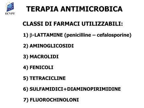 terapia antimicrobica - Ordinevetverona.it