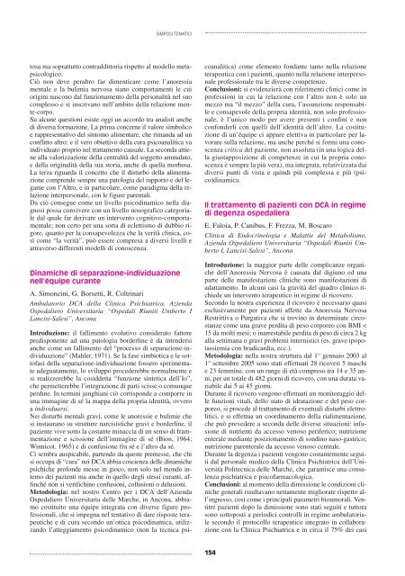 XI Congresso della Società Italiana di Psicopatologia Psichiatria ...