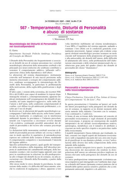 XI Congresso della Società Italiana di Psicopatologia Psichiatria ...