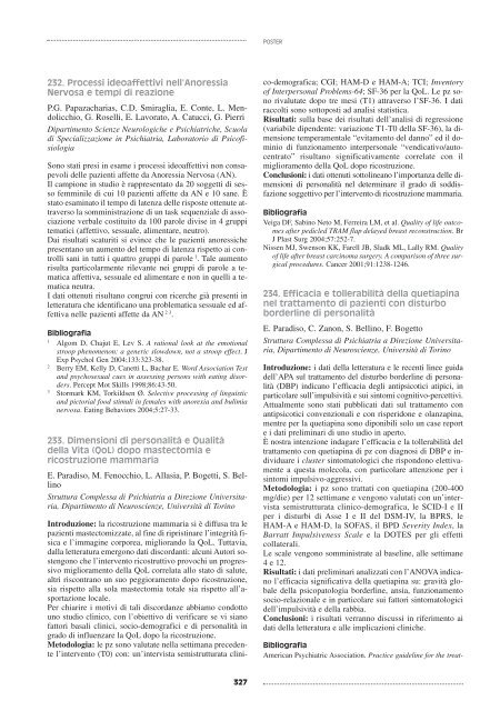 XI Congresso della Società Italiana di Psicopatologia Psichiatria ...